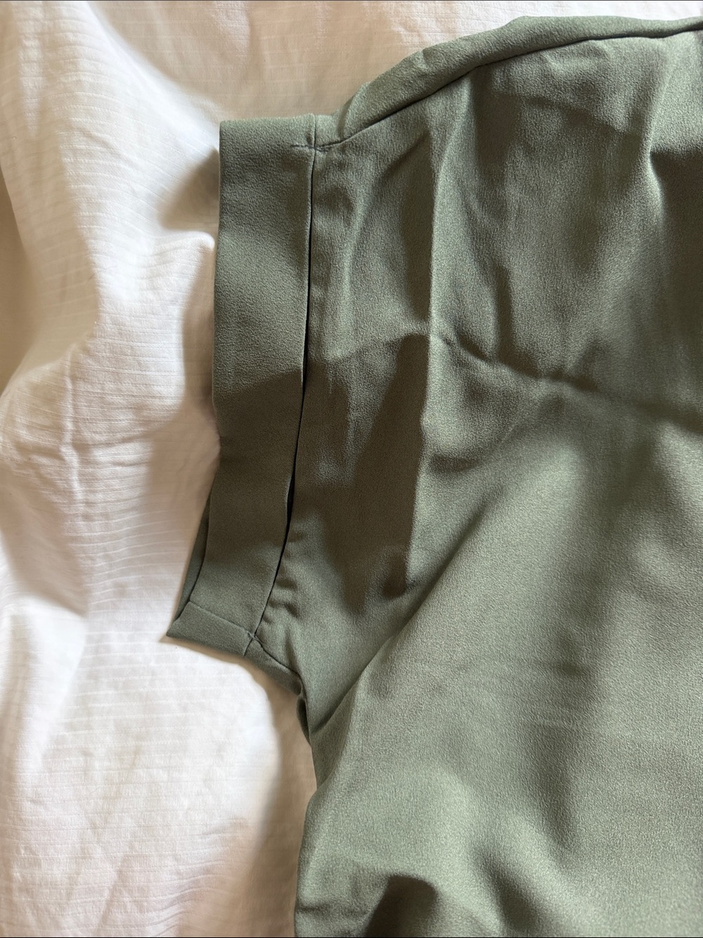 Zenana Outfitters Olive Short Sleeve Tunic Top - Picture 3 of 3